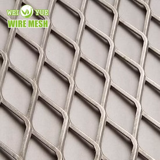 Lamiera di metallo espansa perforata di alluminio decorativa architettonica della maglia dell'acciaio inossidabile per il recinto/rivestimento della parete/pannelli del soffitto/facciata